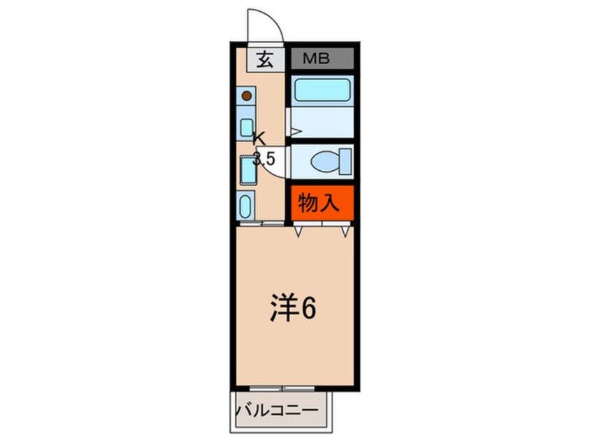 間取図 ハイツみのる