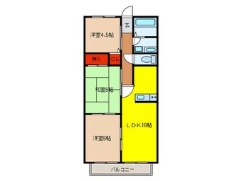 間取図 ハイツみのる