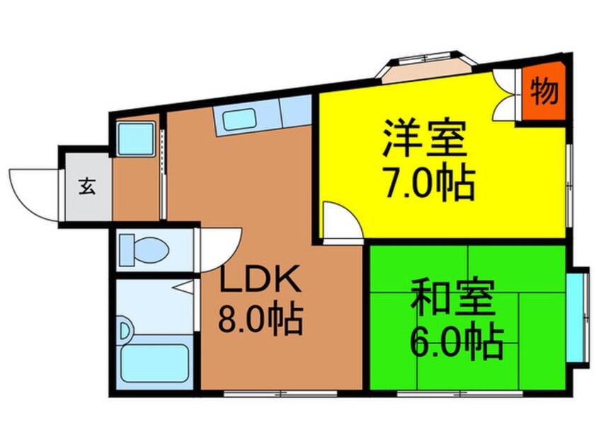 間取図 ハイツうらら