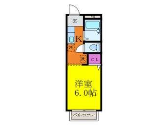 間取図 ベルメゾンⅡ
