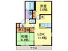 ＣＬＡＩＲ　嵯峨 2LDKの間取り