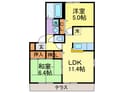 ＣＬＡＩＲ　嵯峨の間取図