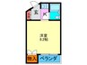 コスモハイツ 1Kの間取り