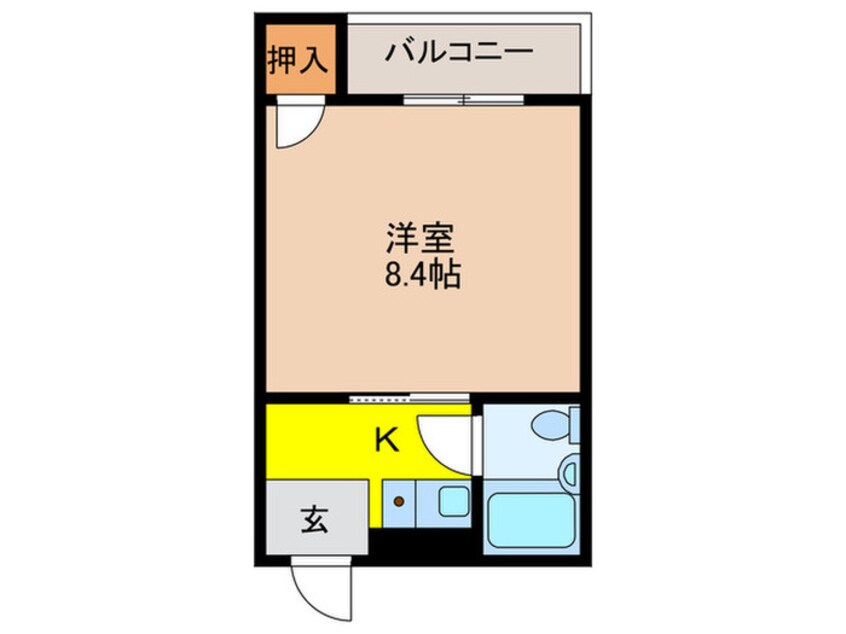 間取図 コスモハイツ