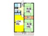 グリーンハイツ稲田 2LDKの間取り
