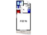 ステイツ豊中本町ビル 1Kの間取り