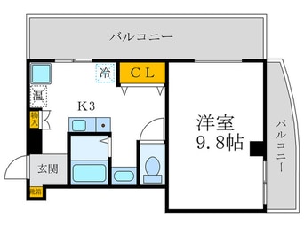 間取図 グラスヒル下鴨