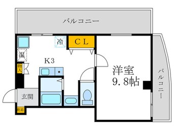 間取図 グラスヒル下鴨