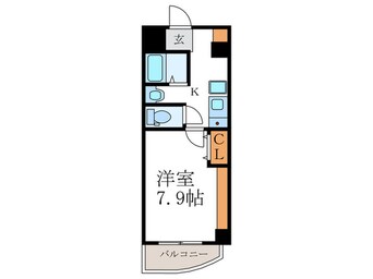 間取図 グラスヒル下鴨