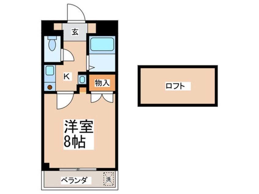 間取図 プロスパーハイツ古市