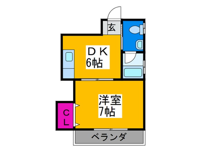 間取り図 長居大発マンション