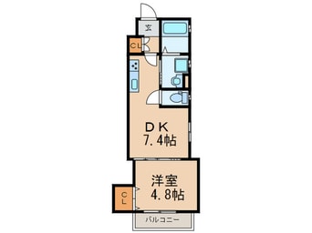 間取図 ラルーチェ庄内西町
