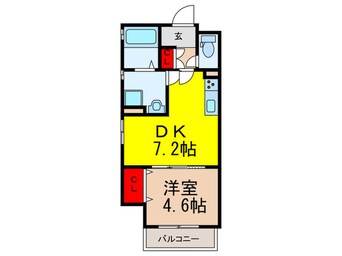 間取図 ラルーチェ庄内西町