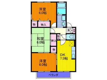 間取図 ナティーズ プレース