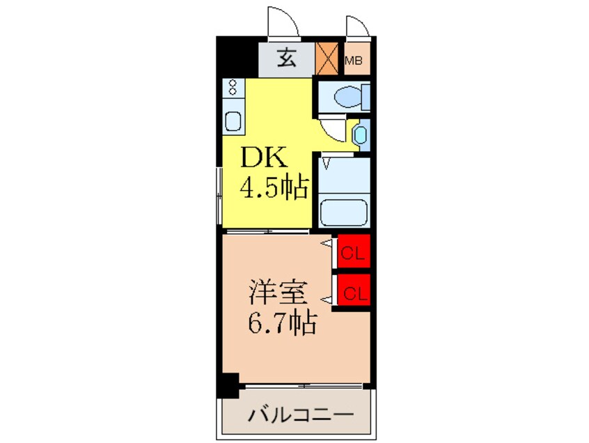 間取図 第１５関根マンション