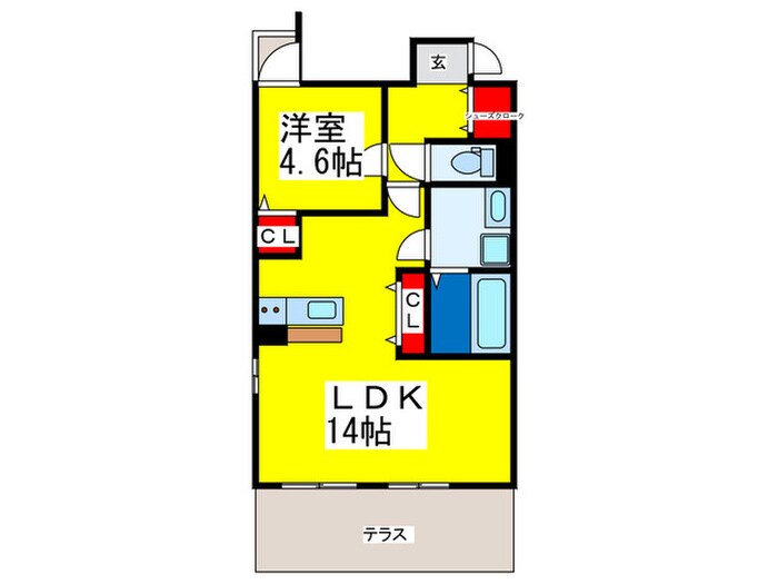 間取り図 シャイロ205堺東