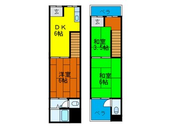 間取図 山上コーポ