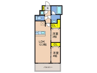 間取図 セレニテ神戸ミラク