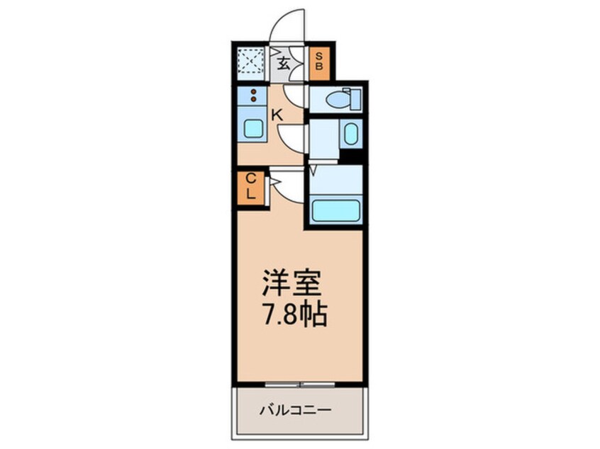 間取図 Alivis堺浜寺