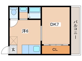 間取図 北畠第２ビル