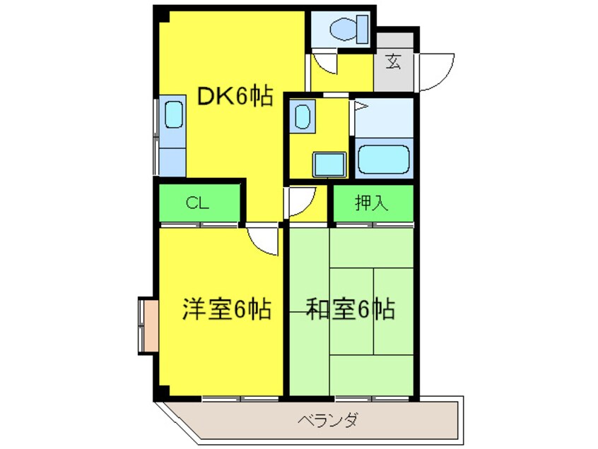 間取図 ロイヤル香ヶ丘