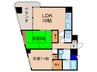 ロザーンジュ堀川 2LDKの間取り