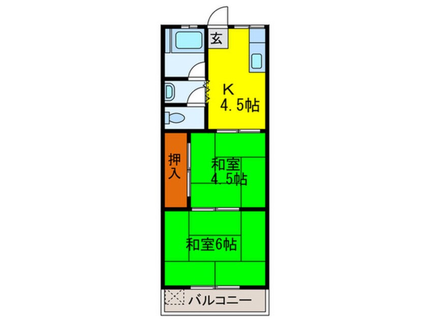 間取図 安田ハイツ