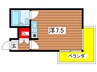 T・S石橋 1Rの間取り