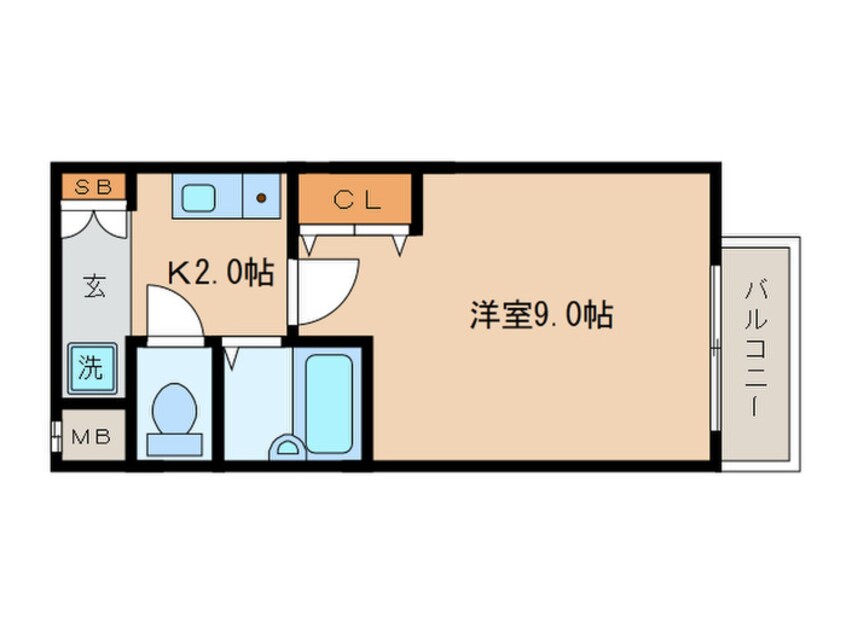 間取図 シャルマンコート