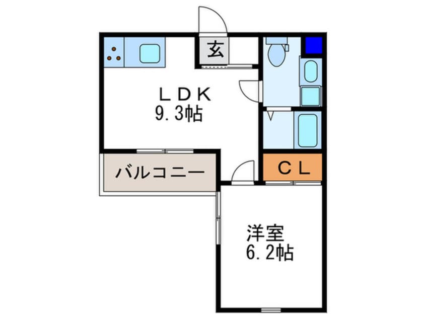 間取図 デルフィ