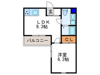 間取図 デルフィ