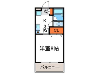 間取図 ファミ－ル西宿