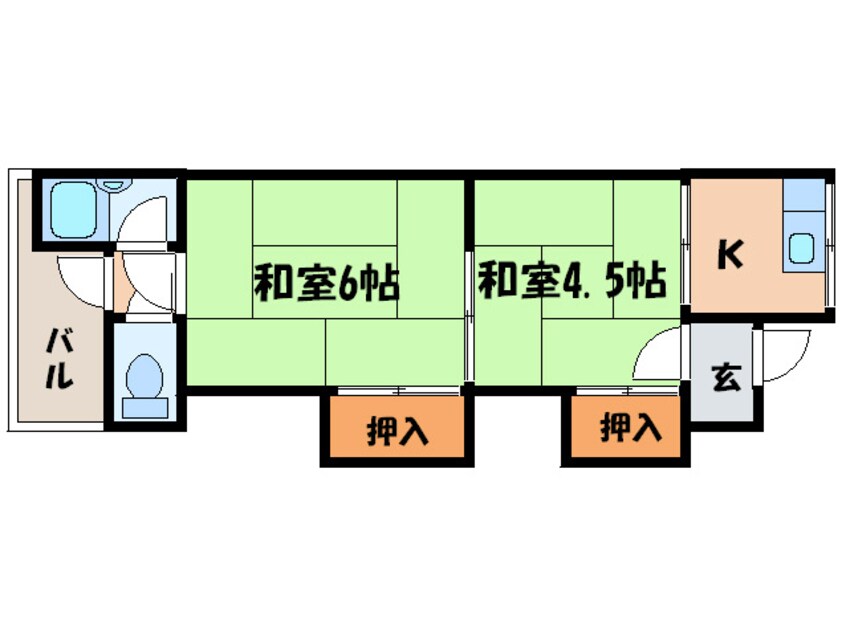 間取図 むつみハイツ