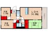 グランドメゾン川西 3LDKの間取り