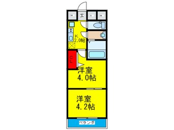 間取図 ビガ－ポリス346京橋Ⅱ