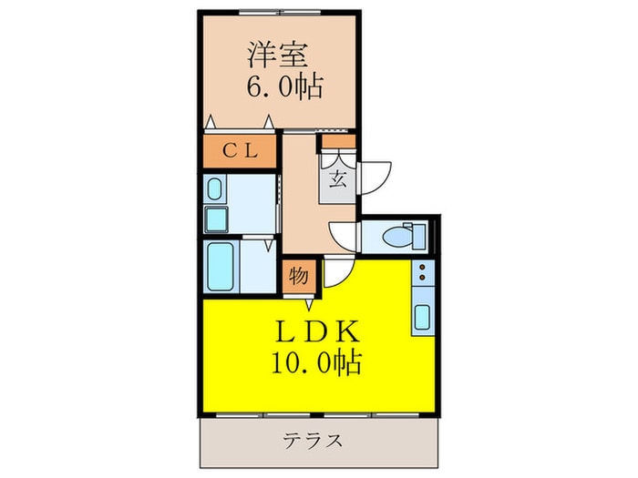 間取り図 シャトルガーデン小野原Ａ