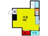 サニ－ハイツ国田 1Rの間取り