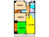 シュシュ 3LDKの間取り
