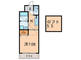 間取図 ラ・グロワ－ル