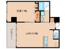 フローレス都島Ⅰ 1LDKの間取り