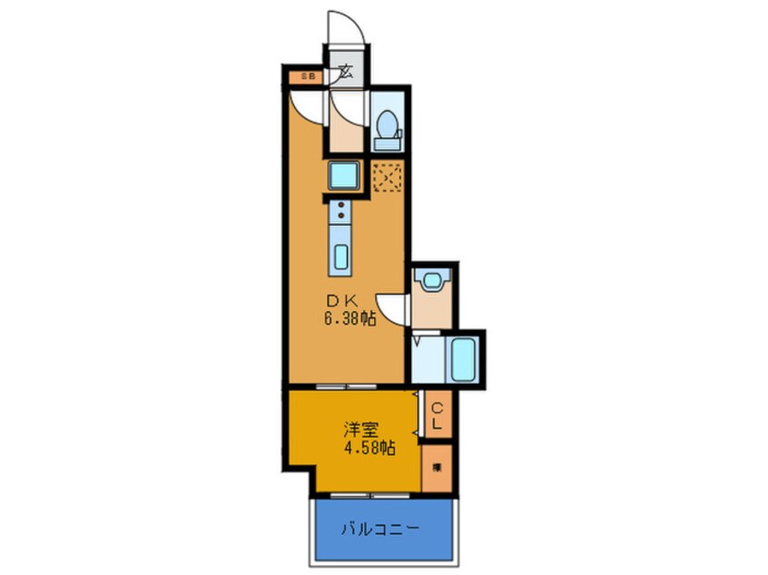 間取図 アヴェーレ京阪本通