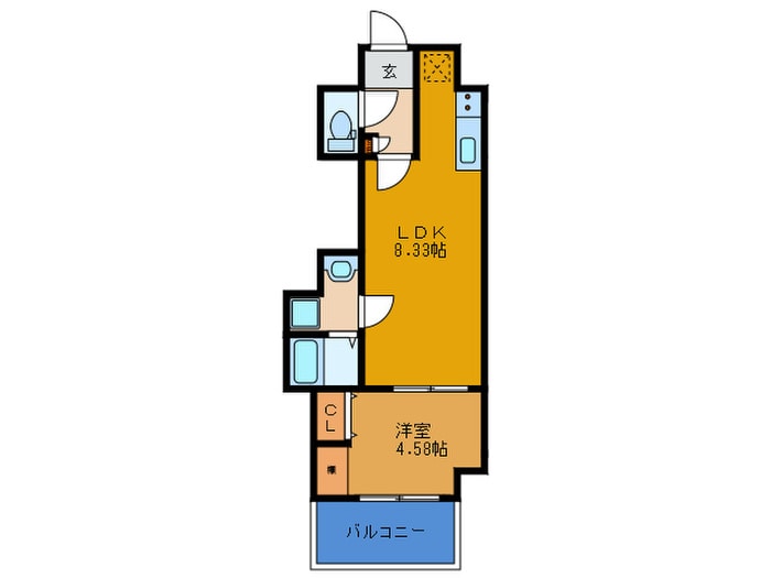 間取り図 アヴェーレ京阪本通