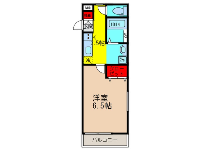 間取図 グランベル豊中