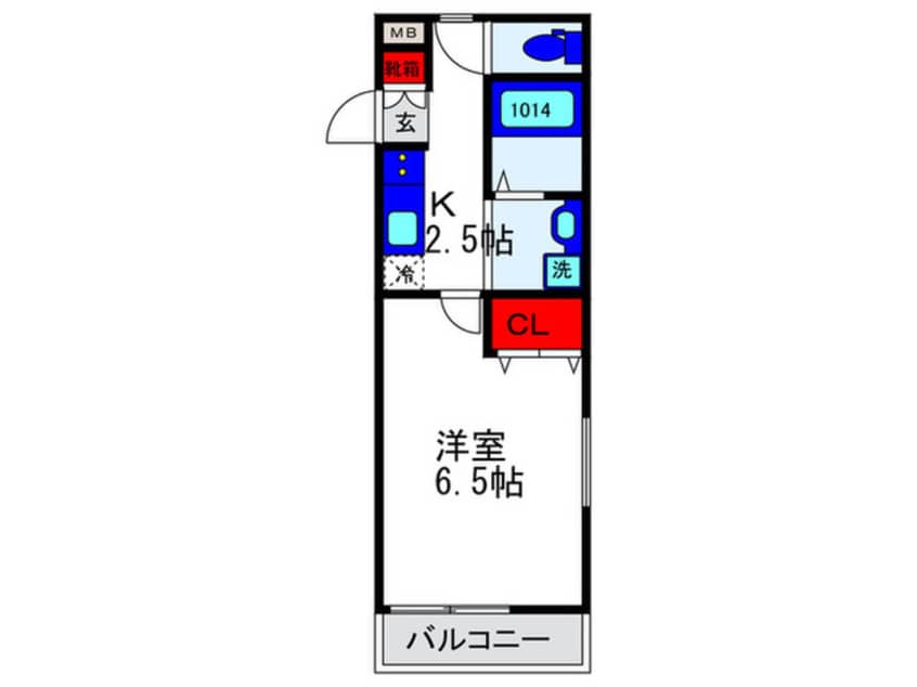 間取図 グランベル豊中