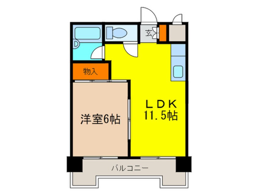 間取図 トゥリオーニ豊中南