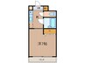 プレリュ－ド江坂 1Kの間取り