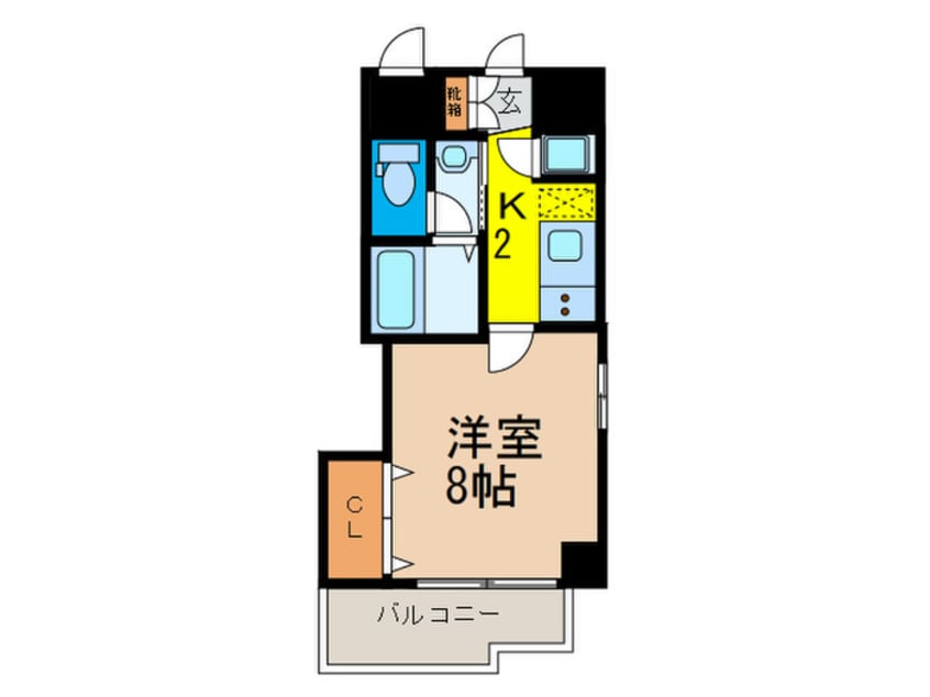 間取図 ビガ－ポリス１３３宝塚