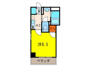 間取図 ビガ－ポリス１３３宝塚