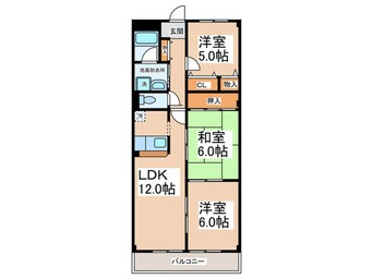 間取図 ヴィ－ブル１８