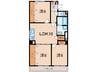 マンション伊丹 3LDKの間取り
